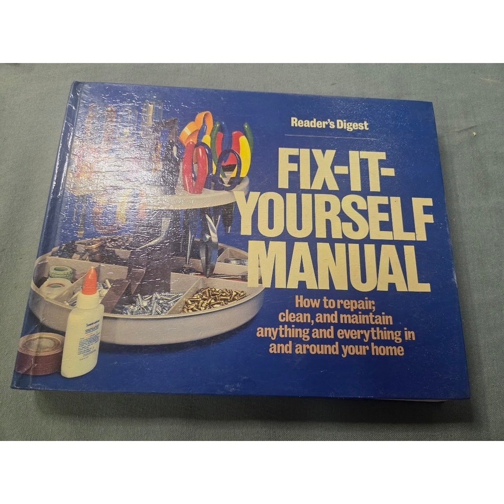 Reader's Digest Fix-It-Yourself Manual Home Repair Maintenance Hardcover Book